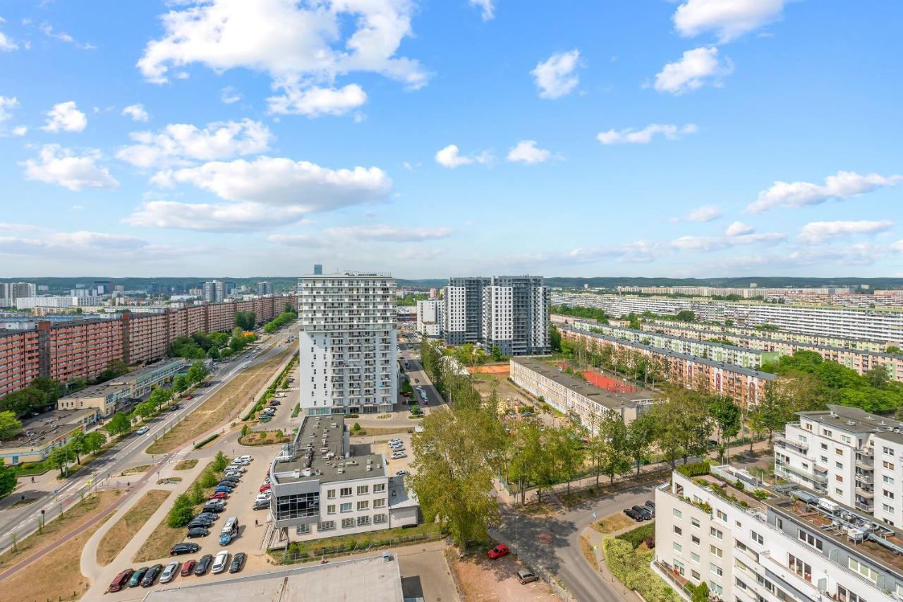 Top Floor Z Widokiem Na Morze By Downtown Apartments Danzica Esterno foto