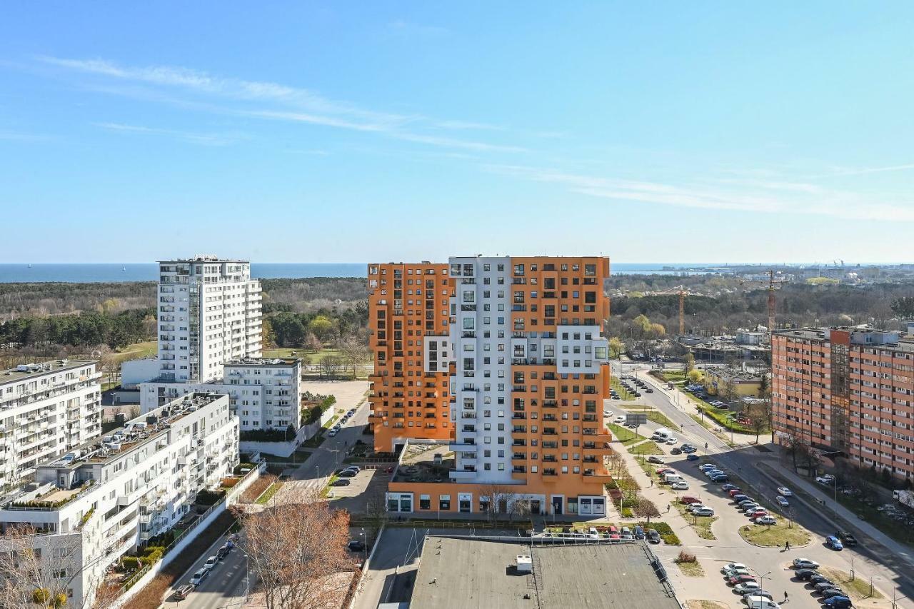 Top Floor Z Widokiem Na Morze By Downtown Apartments Danzica Esterno foto
